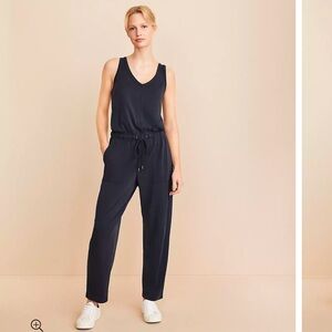 NWOT Lou & Grey Sandwashed Tapered Jumpsuit